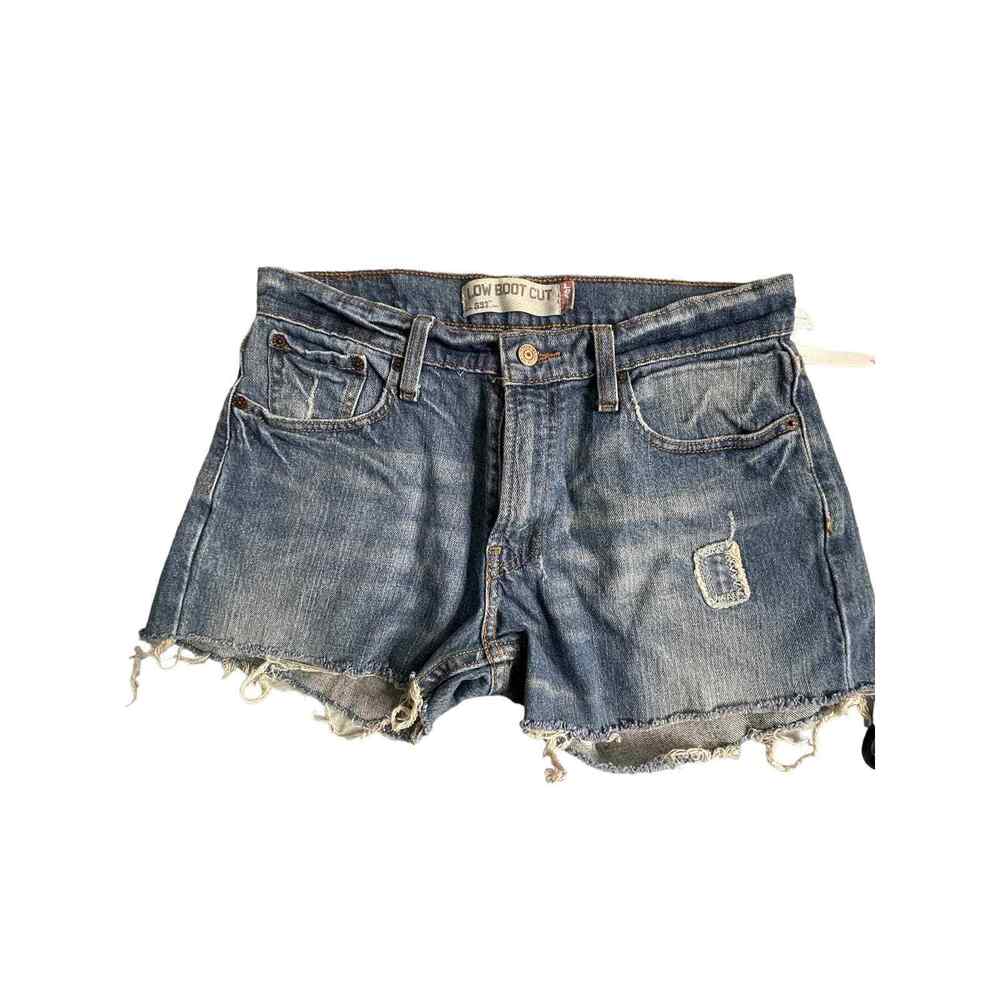 Levi's Low Boot Cut Blue jean Denim Shorts Size 30